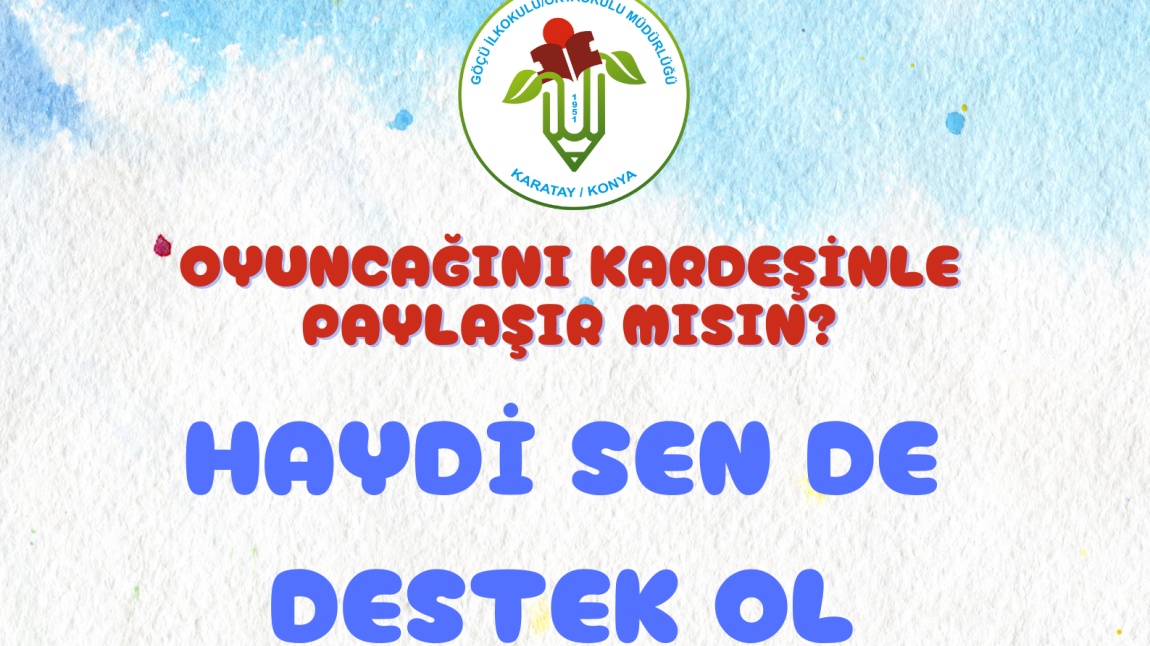 HAYDİ SEN DE DESTEK OL